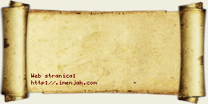 Anđelka Bzeničanin vizit kartica